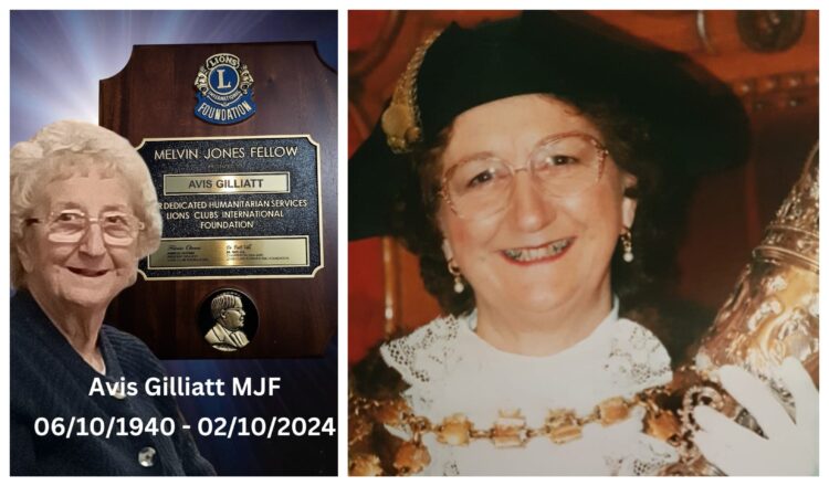 News for Peterborough and Cambridgeshire - Avis Gilliatt had been due to be presented with the MJF – Melvin Jones Fellowship – for her contribution to Lions and awarded to those who have made a “tremendous contribution to humanity and to the legacy of our founder, Melvin Jones”.