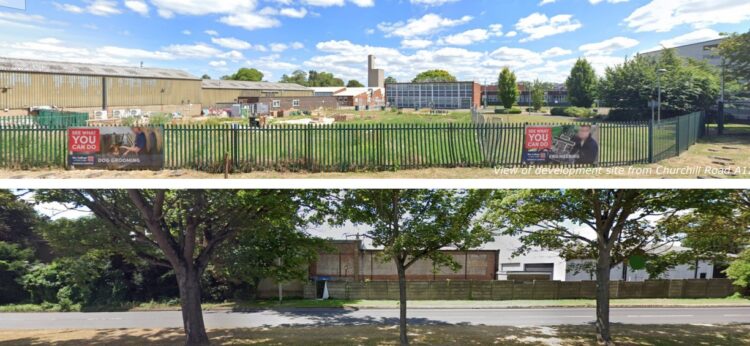 News for Peterborough and Cambridgeshire - View of Churchill Road A1101 from the £4m green skills centre at Wisbech