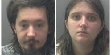 Karl Robinson, 29, and Sophie Eason Edge, 28, of Cottenham, Cambridgeshire, jailed for total of 13 years for child abuse, and sexual assault