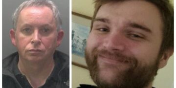 David Taylor (left) jailed for three years and 6 months for crash that killed Alexander Paynter (right) at Ramsey, Cambridgeshire