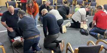 One of the sessions promoted by Cambridgeshire Fire and Rescue to support Restart a Heart Day Photo: Cambs fire and rescue