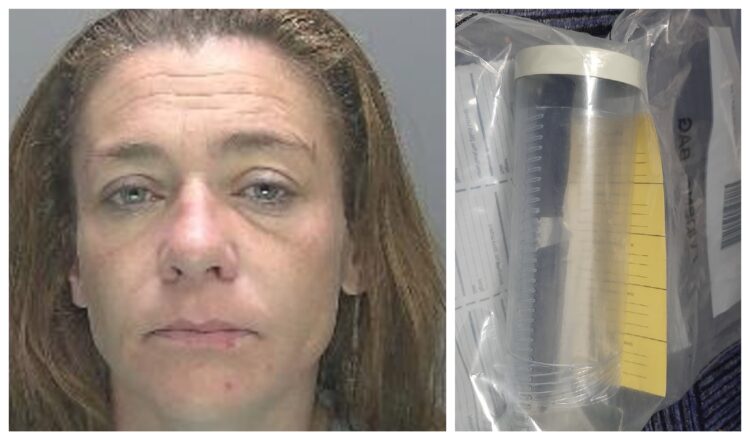 knife woman - News for Peterborough and Cambridgeshire News for Peterborough and Cambridgeshire - Custody photo of Patricia O’Dwyer and a picture of the knife. O’Dwyer, 37, of no fixed address, used a knife to stab and slash at the woman in Ditton Fields, Cambridge on 21 July.
