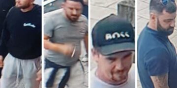 Cambridgeshire Police released CCTV images of four men they would like to speak to in connection with an assault at St Neots