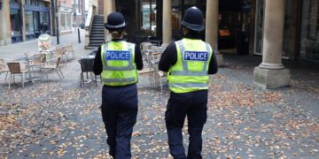 A new investigation has revealed that more than half of all youth crime in Cambridgeshire involves violence. Photo: Policing in Cambridge