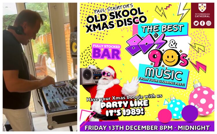 stainton main - News for Peterborough and Cambridgeshire News for Peterborough and Cambridgeshire - Following the sold-out success of the summer 80’s/90’s Old Skool Disco, Paul Stainton is returning with a Christmas twist on his popular event.