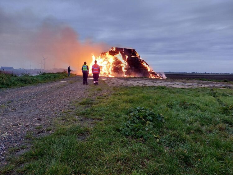 News for Peterborough and Cambridgeshire - Cambridgeshire Fire and Rescue Service are treating the blaze at a farm in Binnimoor Road, March, as arson PHOTO: Policing Fenland
