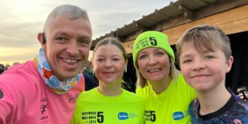 Jackie and Mark Smith – Founders of the December Daily Dash and Sue Ryder fundraisers