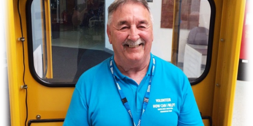Paul – a volunteer at Peterborough and at the Cancer Wellbeing Service - passed away while on shift in late November last year after collapsing in the hospital’s main entrance.