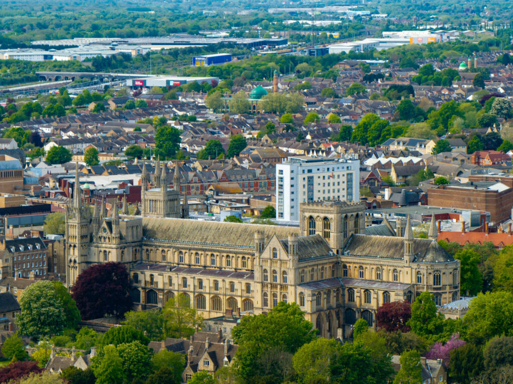Peterborough City Aerials - News for Peterborough Peterborough Cathedral is launching an urgent fundraising appeal to secure its future. This iconic landmark, central to the life and history of Peterborough and the diocese for nearly 1400 years, needs your support to remain a vibrant part of our community and an enduring beacon of faith, history, and culture.
