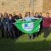 eco - News for Peterborough and Cambridgeshire News for Peterborough and Cambridgeshire - The Impington Village College Eco-Committee holding the Eco-Schools Green Flag