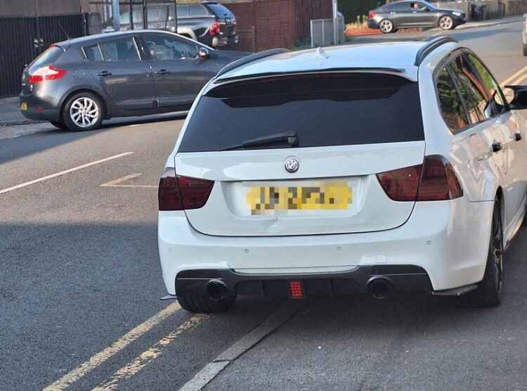 pavement 2 - News for Peterborough and Cambridgeshire News for Peterborough and Cambridgeshire - In September Cambridgeshire police posted this photo and reported that in response to ‘your anti-social behaviour (ASB) concerns this week, we have issued parking tickets to those parked obstructively in St Ives, St Neots and Peterborough’