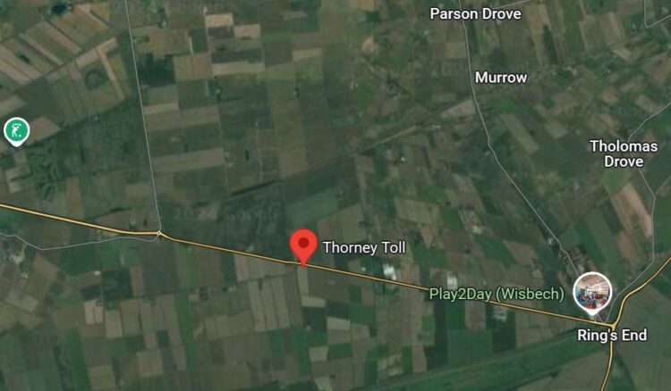 News for Peterborough and Cambridgeshire - A man and wife who died after a fatal collision on the A47 at Thorney Toll, near Peterborough, have been named. Image: Google