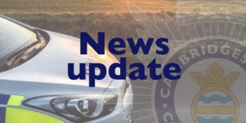 Police say they were called at 5.14pm today with reports a school bus had overturned into a water-filled ditch on Garden Lane, at the junction of Leverington Common in Wisbech.