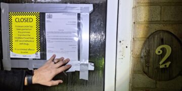 2 Octavia Close has been closed to anyone, including the legal tenant, with the exception of emergency services, the property owner, and their agents, following reports of criminal activity at the address, particularly violence and drunken behaviour causing distress.