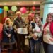 Dec 24 Cheque Ravenswood - News for Peterborough and Cambridgeshire News for Peterborough and Cambridgeshire - Julie Judy and Charlie from Ravenswood Pet Rescue receive their cheque from Club President Fred Clarke, with Club Chairman Sara Fleming and Vice-Chair Janice Willis.