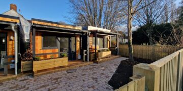 4 new modular homes are ready to welcome residents moving away from homelessness in Cambridge providing a safe and comfortable space with the benefit of a fixed address.