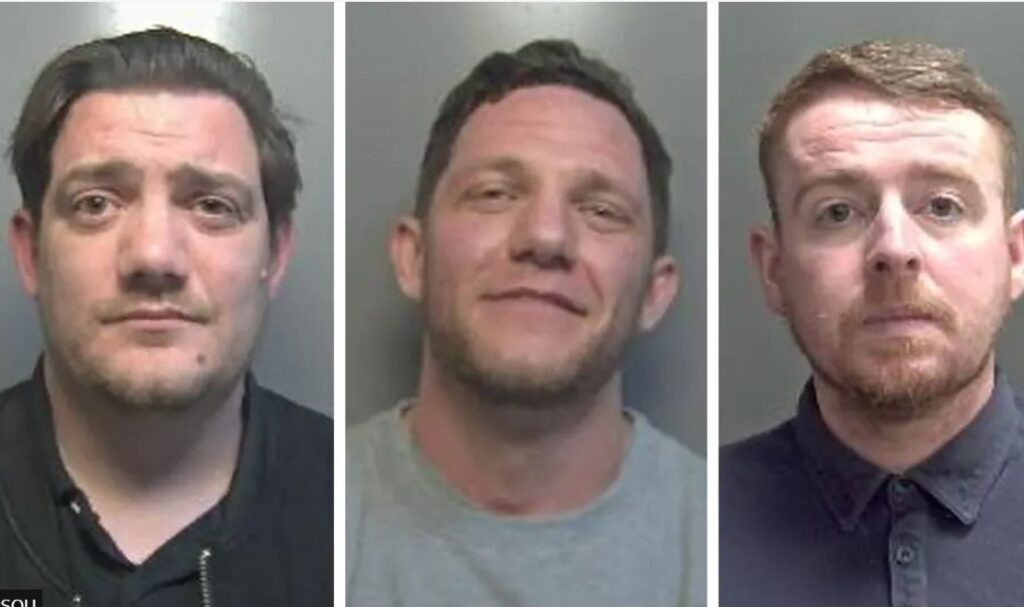 CHATTERIS - News for Peterborough and Cambridgeshire Left to right: Mark Latimer, Ashley Latimer-Basill and Robert Kenna have been jailed