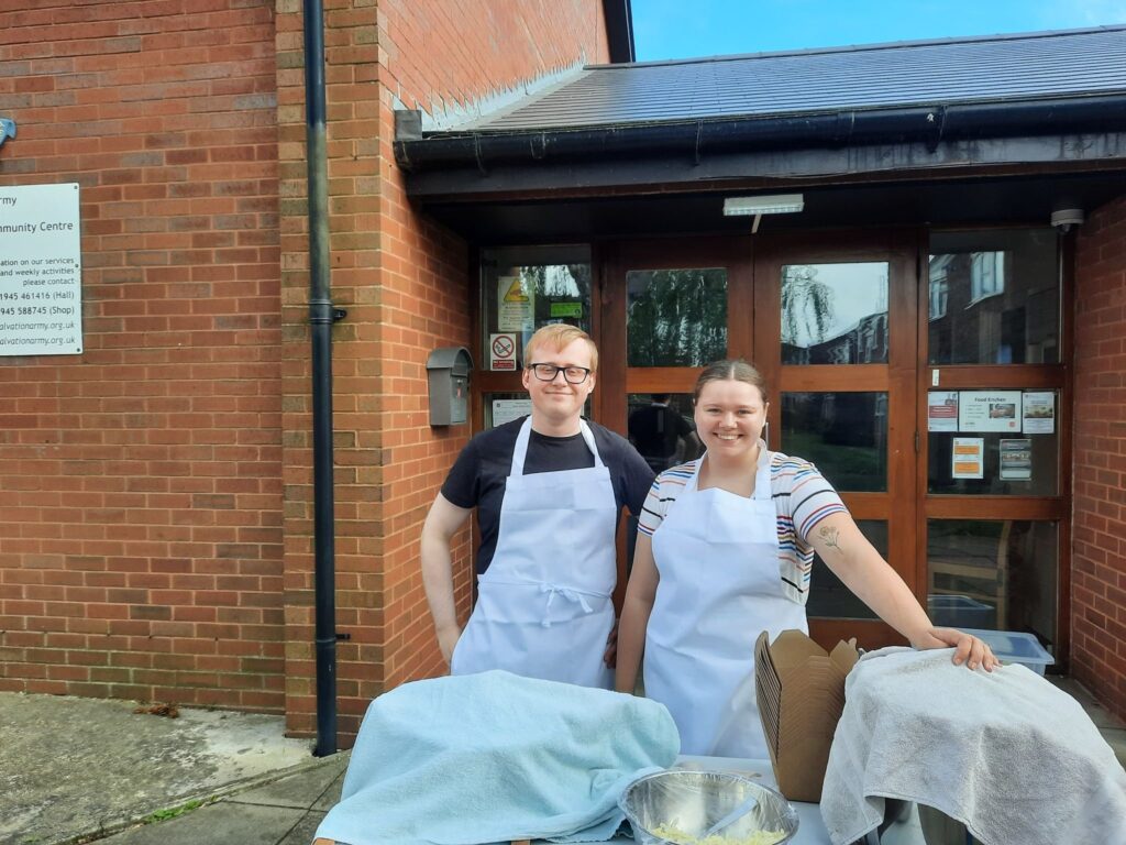 Founders - News for Peterborough and Cambridgeshire Feed Fenland founders George and Kristi Broughton. On the 8th of February 2025, 7 volunteers from Feed Fenland and Wisbech Street Supplies will sleep on the streets of Wisbech to raise money for the homeless.