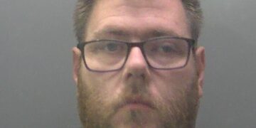 Kyle Spires of March, Cambridgeshire, pleaded guilty to the offences at his magistrates’ court hearing and was sentenced at Cambridge Crown Court to two years in prison and placed on the Sex Offenders Register for a decade