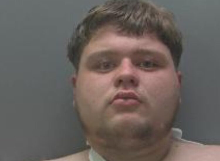 Levi Baxter custody photo - News for Peterborough and Cambridgeshire News for Peterborough and Cambridgeshire - Levi Baxter, 21, was driving a black Skoda Fabia along West End, in Wilburton, at about 9.50am on 25 October when he lost control on a corner