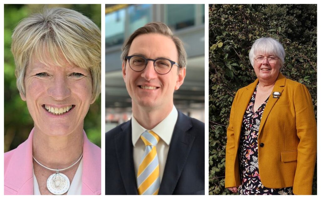MPs - News for Peterborough and Cambridgeshire MPs Charlotte Cane (right), Pippa Heylings (left) and Ian Sollom