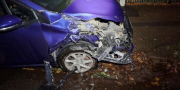 Natalia Watkowska, 31, was arrested at her home in Cecil Road, Dogsthorpe, Peterborough, shortly after the collision in nearby Dogsthorpe Road, on 8 December.