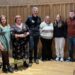 cams cycle 4 - News for Peterborough and Cambridgeshire News for Peterborough and Cambridgeshire - Camcycle Chair Gabriel Bienzobas presents an award for Mike Gough to his family.