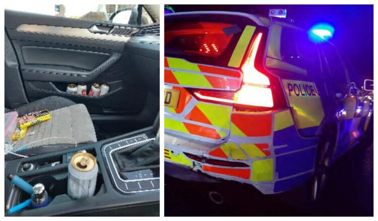 News for Peterborough and Cambridgeshire - Kirils Sidorovs provided a roadside breath test of 114 microgrammes, more than three times the legal limit of 35 microgrammes per 100 millilitres of breath. Cans of Stella were found in his car