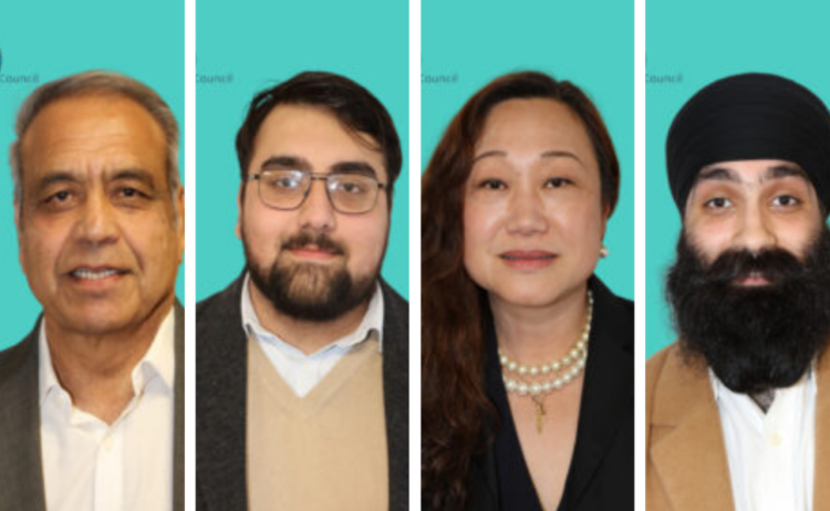 News for Peterborough and Cambridgeshire - Cllr Roy Gerstner named the four missing councillors as (from left) Haq Nawaz, Saeed Aarman, Diana Dickinson (deputy mayor) and Gurninder Singh-Gill.