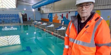 Cllr Alex Miscandlon, portfolio holder for leisure, explaining last week how low emission boilers have been installed at three of leisure centres as part of a £1.6m programme of works and upgrades. ‘The works include unforeseen yet essential repairs to the George Campbell swimming pool in March, and simultaneous improvements, at a cost of £167k,’ he said