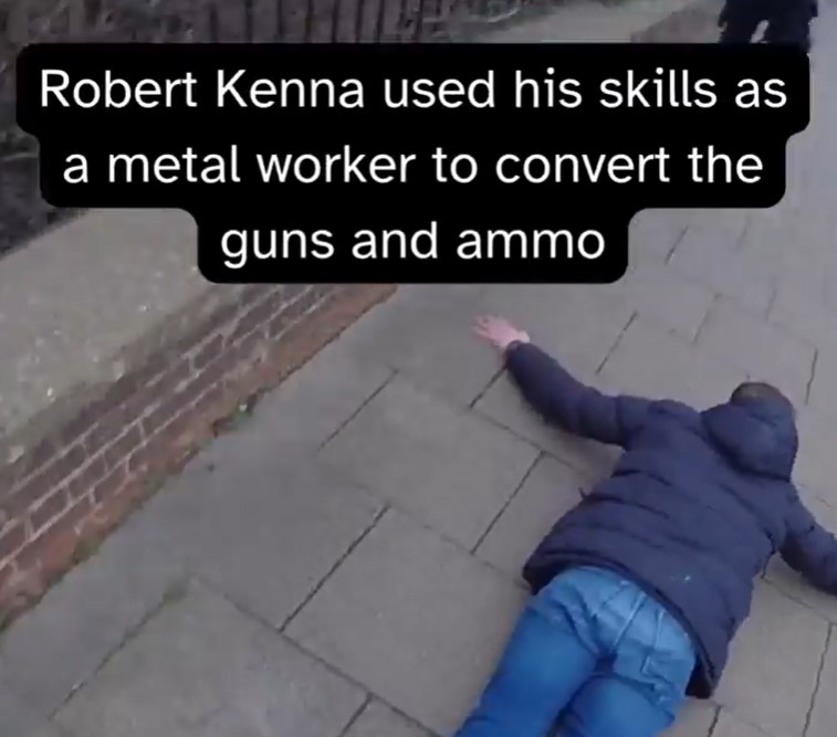 robert kenna 1 - News for Peterborough and Cambridgeshire News for Peterborough and Cambridgeshire - The moment Robert Kenna of Chatteris was arrested by detectives from ERSOU, the specialist crime team.