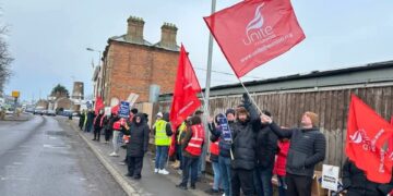 The Fenland Unite Community Facebook group says Wisbech Princes workers went on strike this month ‘for fair pay for the job and management promises to be honoured. ‘Great support from the public and backing from Wisbech, March and District Trades Union Council’