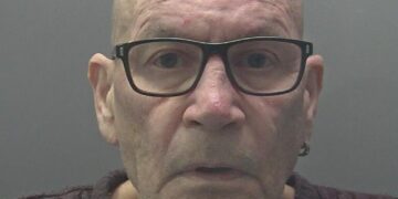 David Newton was sentenced to life in prison for the savage murder of a frail elderly widow 13 years ago. DNA found on Una Crown’s fingernails was crucial and new testing techniques gave the vital breakthrough police needed to charge Newton with her murder. Above: David Newton