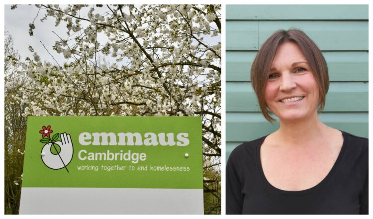 Emmaus Cambridge sign - News for Peterborough and Cambridgeshire News for Peterborough and Cambridgeshire - Emmaus Cambridge Chief Executive Officer, Donna Talbot