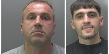 Fatos Kertolli, 36, (left) and Lulzim Sinimati, 27, claimed they acted in self-defence when they carried out the attack, but were found guilty of causing grievous bodily harm (GBH) and affray following a trial in December last year