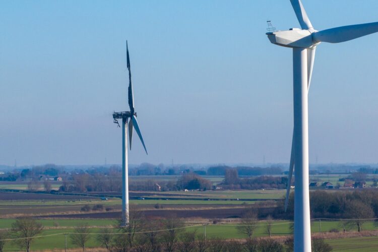 A wind turbine in the Cambridgeshire Fens caught fire today with the flames visible from villages up to 10 miles away - News for Peterborough and Cambridgeshire News for Peterborough and Cambridgeshire - Coldham Windfarm near Wisbech was constructed in 2005 and is a joint project between ScottishPower Renewables and the Co-Operative Group. It is where a wind turbine burnt out earlier today. PHOTO: Terry Harris