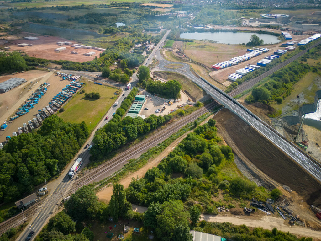 Kings Dyke crossing opens on Monday - 50 years after campaign began - News for Peterborough and Cambridgeshire Ralph Butcher Causeway, Whittlesey in 2022; 50 years after the campaign to build it began. PHOTO: Terry Harris