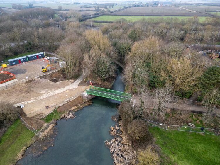 Cuckoos Hollow bridges - News for Peterborough and Cambridgeshire News for Peterborough and Cambridgeshire - New footbridges at Cuckoos Hollow, Werrington, Peterborough, will be a significant improvement on the previous structures in terms of materials and size, providing improved access for users and longevity. PHOTO: Terry Harris