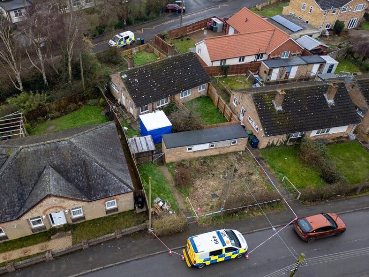 News for Peterborough and Cambridgeshire - Cambridgeshire police searching for a missing woman from the village of Christchurch near March have launched a murder investigation. Above: The bungalow in Christchurch which has been sealed with police in attendance. PHOTO for CambsNews: Terry Harris