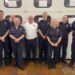 News for Peterborough and Cambridgeshire - Russell Gooderham’s career was celebrated at a retirement party held at the station, where he was presented with a firefighter figurine by Chief Fire Officer Matthew Warren, as well as a mounted silver axe by the crew.