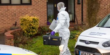 A man has been charged with murder following the death of a woman in Peterborough yesterday (9 February). Police were called with reports of violence at a house in Lingwood Park, Longthorpe, Peterborough at about 2.45am. A forensics team is now at the house.  IMAGE: Terry Harris