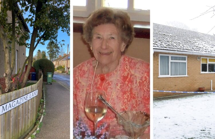 News for Peterborough and Cambridgeshire - David Newton was sentenced to life in prison for the savage murder of a frail elderly widow 12 years ago. DNA found on Una Crown’s fingernails was crucial and new testing techniques gave the vital breakthrough we needed to charge Newton with her murder. Above: Una Crown and her bungalow in Magazine Lane, Wisbech