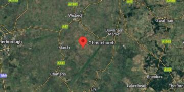 News for Peterborough and Cambridgeshire - Cambridgeshire police searching for a missing woman from the village of Christchurch near March have launched a murder investigation. IMAGE: Google