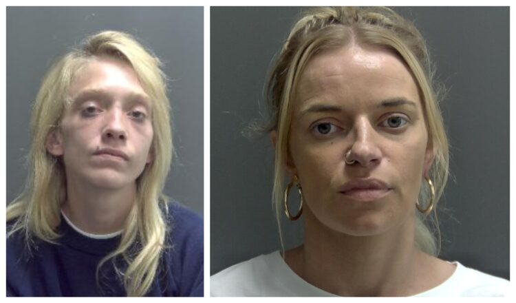 chelsea jones and sacha - News for Peterborough and Cambridgeshire News for Peterborough and Cambridgeshire - Sacha Fordham, 34, and Chelsea Jones, 27, (left) were jailed after admitting to robbing a man of £40 in Orange Drove on 5 August last year.