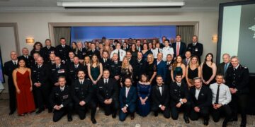 Excellent work and exemplary service were celebrated at the fire service annual Excellence Awards. The ceremony, held at the Delta Hotel by Marriott in Huntingdon, recognised the outstanding accomplishments of colleagues throughout the year, along with celebrating the commitment and dedication of those serving for 20 years or more