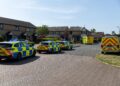 Large emergency service presence at Stanground Property.