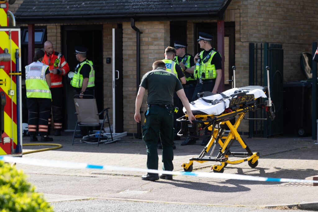 Blaze at a property in Belsay Drive - News for Peterborough and Cambridgeshire News for Peterborough and Cambridgeshire -