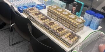 Seized items handed to charity