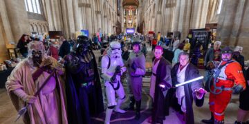Feel the Force Day Lights Up Peterborough Cathedral