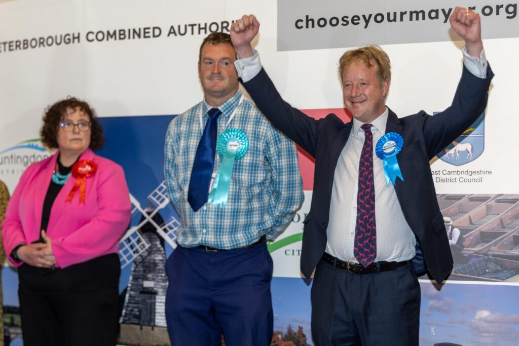 Paul Bristow provisionally wins teh Peterborough and Cambridgeshire Mayor Election s 2025 - News for Peterborough and Cambridgeshire News for Peterborough and Cambridgeshire -